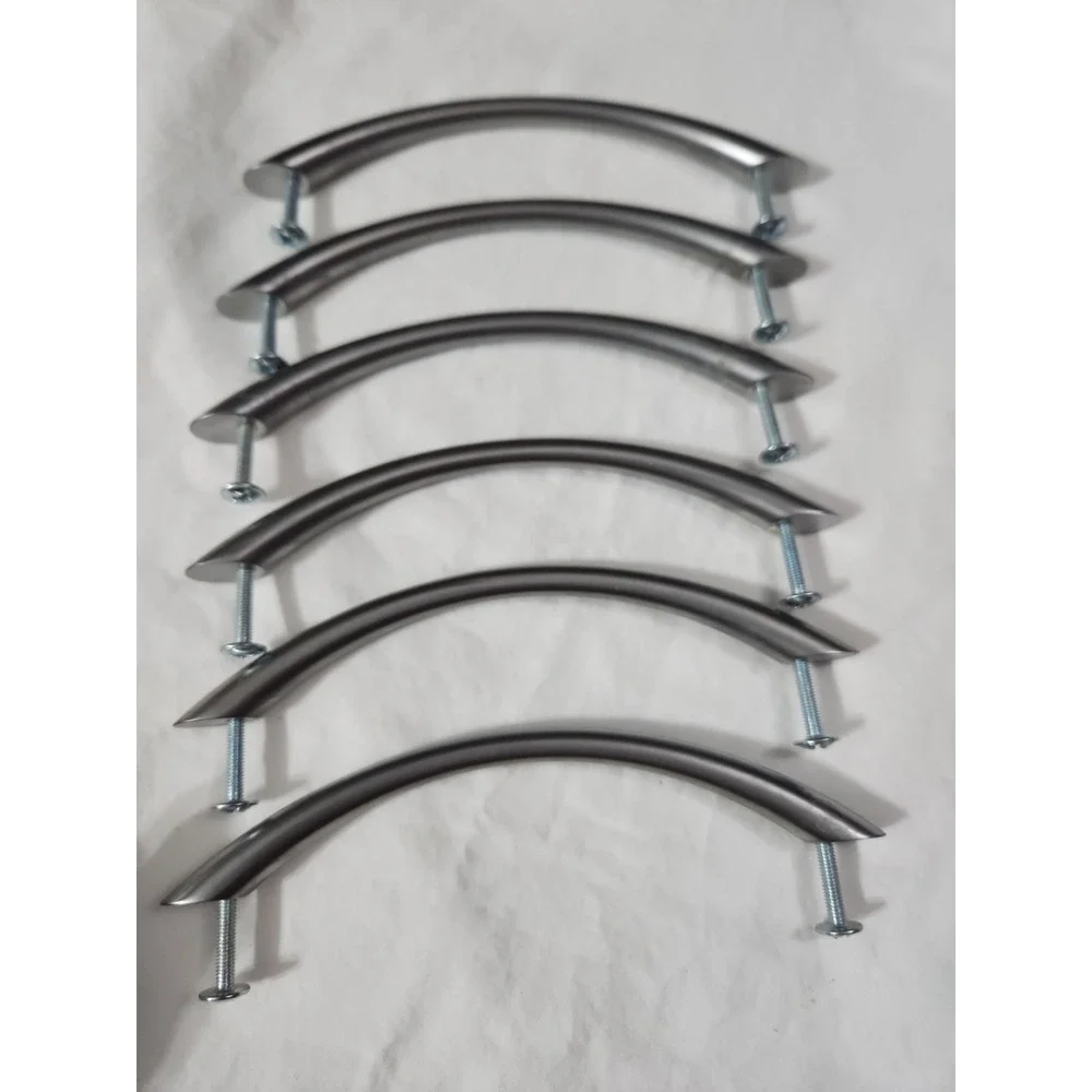 Satin Nickle Large Cupboard Or‎ Drawer Pulls 6